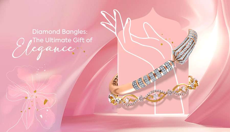 Diamond Bangles for gift