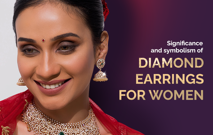 Buy diamond earrings online for Women