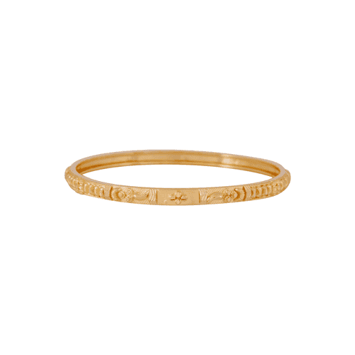 Buy Beauty and Grace Gold Bangle online at best prices | Kirtilals