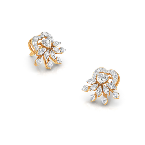 Arely Diamond Stud Earrings | Shimmering & Shiny Studs | CaratLane