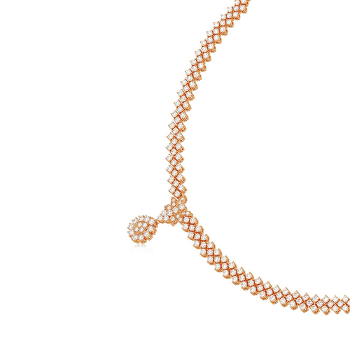 Buy Regal Diamond Cascade Necklace online at best prices | Kirtilals